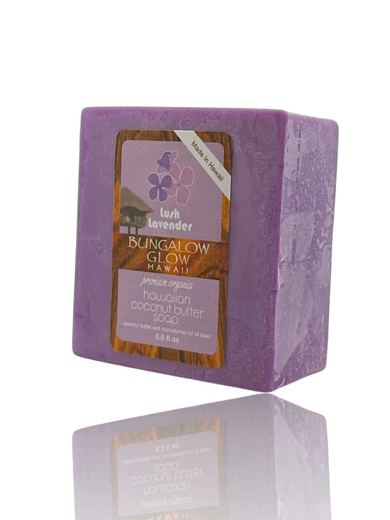 MADE IN HAWAII. Lush Lavender Premium Organics Hawaiian Coconut Butter Soap