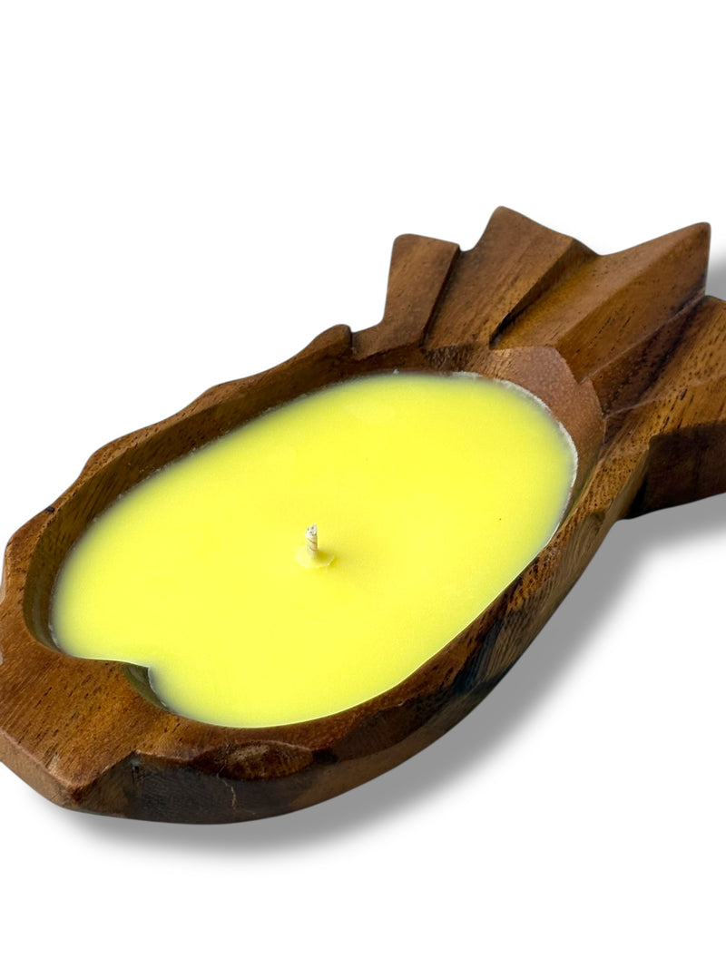 MADE IN HAWAII. Juicy Pineapple Pineapple Shaped Candles