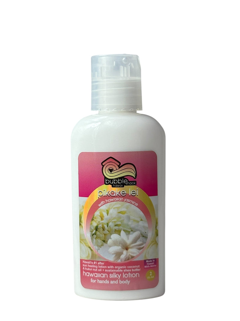 MADE IN HAWAII, Pikake Lei Kukui + Shea Hawaiian Silky Lotion 2oz.