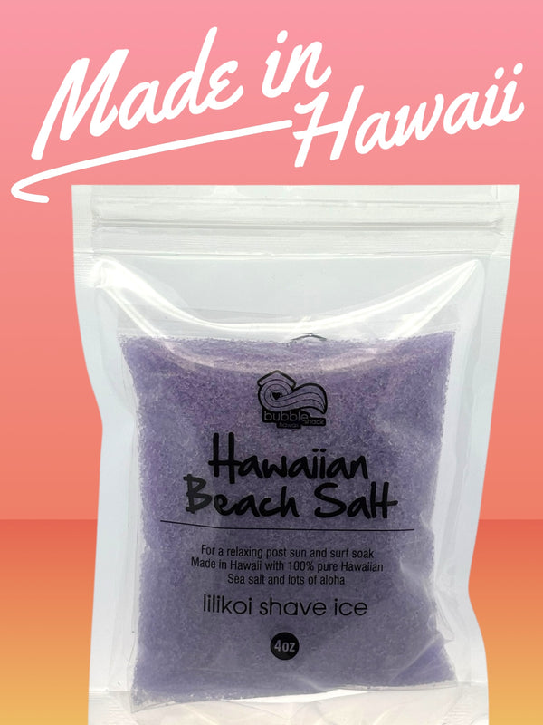 Lilikoi Shave Ice Hawaiian Beach Salt