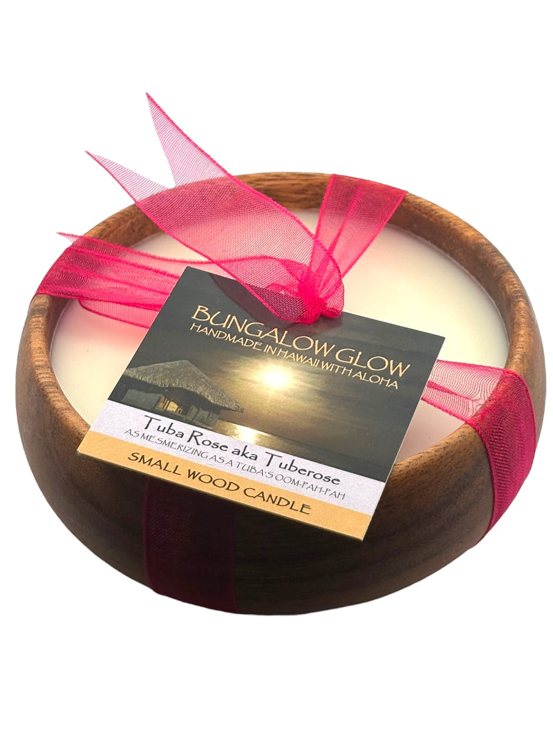 Tuba Rose aka: Tuberose Soy Poi Bowl Candle