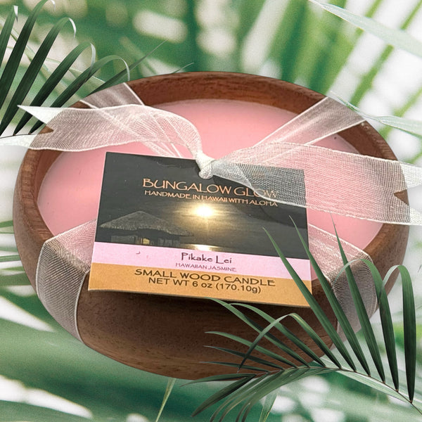 Pikake Lei Soy Poi Bowl Candle
