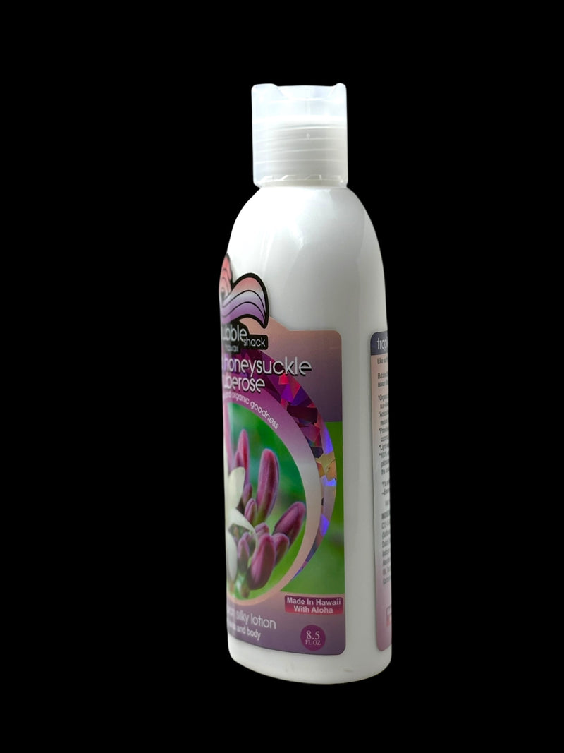 MADE IN HAWAII, Tropical Honeysuckle + Tuberose Kukui + Shea Hawaiian Silky Lotion 8.5oz.