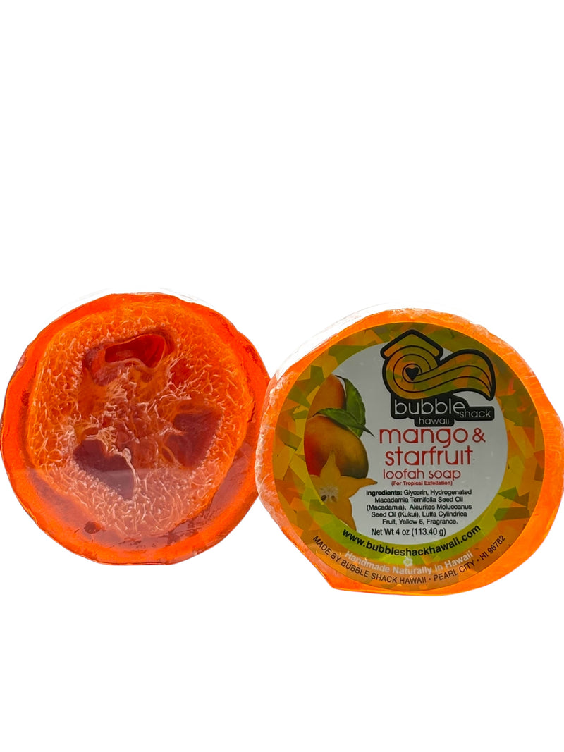 Mango and Starfruit Loofah Soap