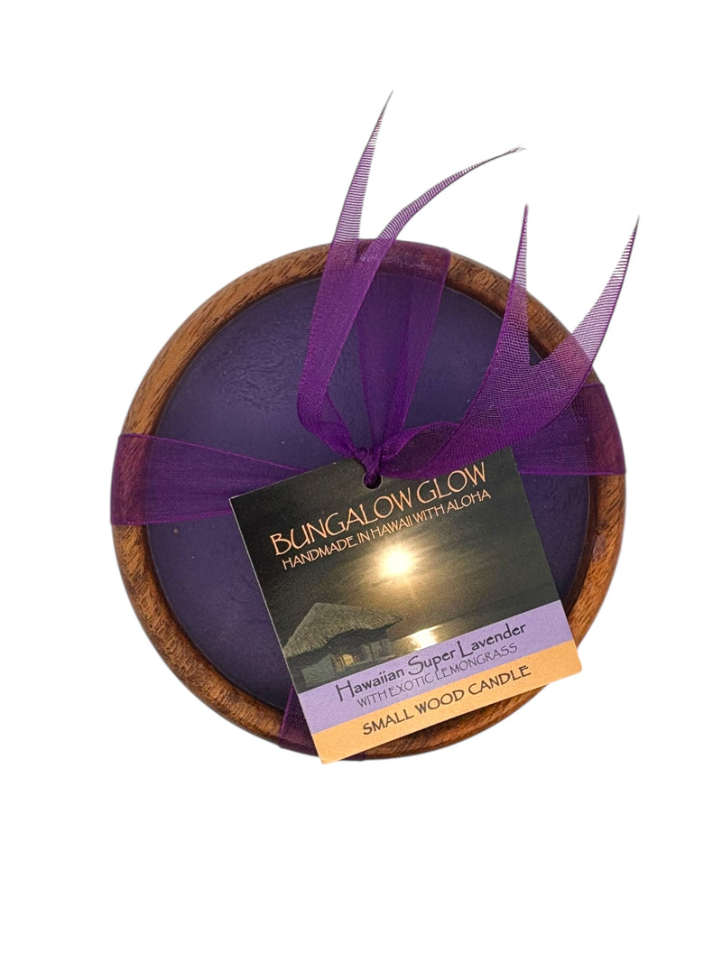 Hawaiian Super Lavender Soy Poi Bowl Candle