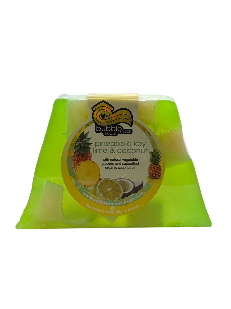 MADE IN HAWAII. Pineapple Key Lime & Coconut Chunk Soap