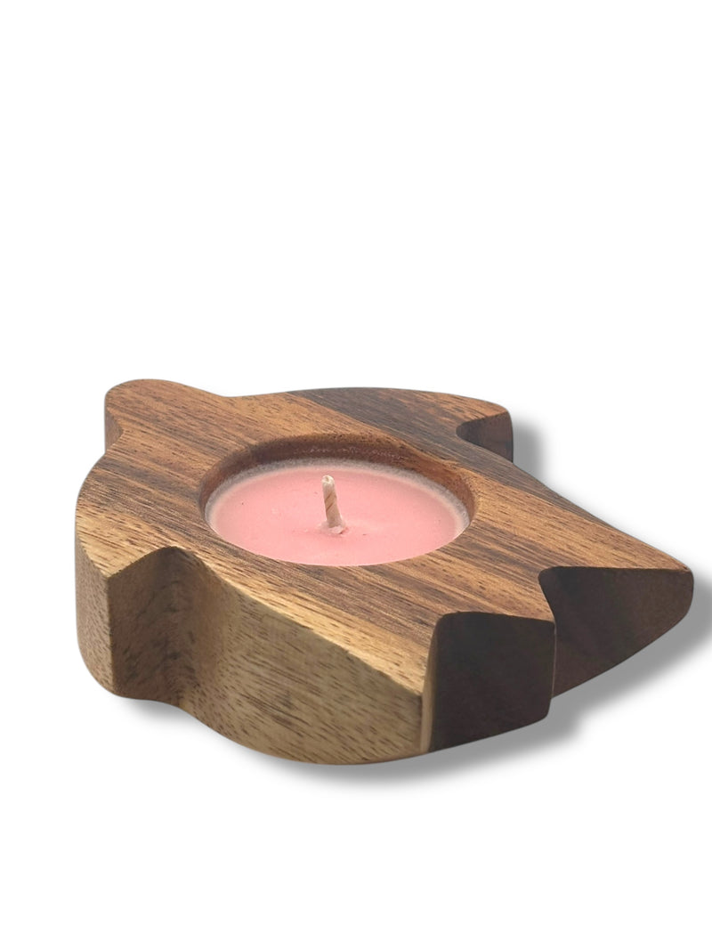 MADE IN HAWAII.Pikake Lei Hawaiian Honu Candle