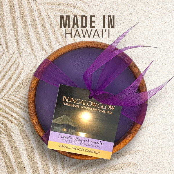 Hawaiian Super Lavender Soy Poi Bowl Candle