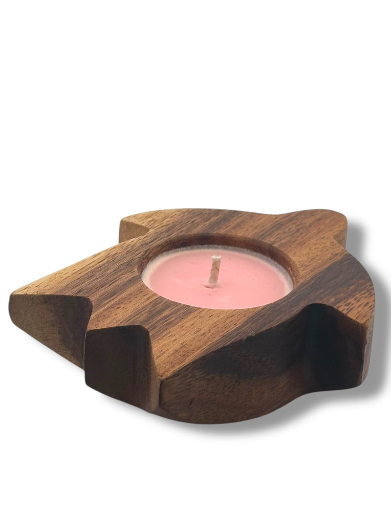 MADE IN HAWAII.Pikake Lei Hawaiian Honu Candle
