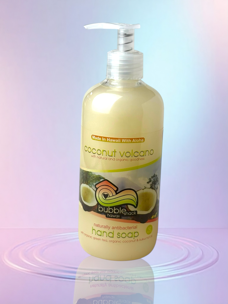 MADE IN HAWAII. Coconut Volcano Hand Soap 12oz