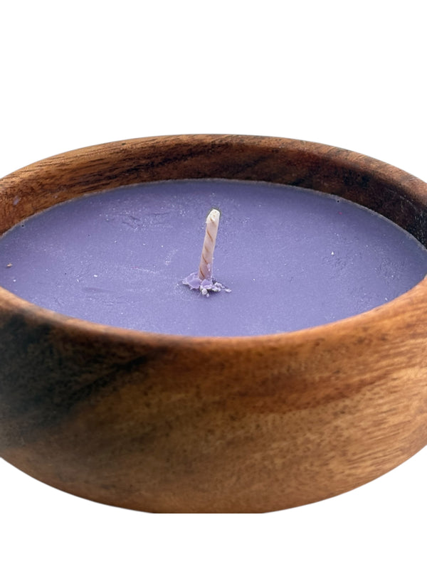 Hawaiian Super Lavender Soy Poi Bowl Candle