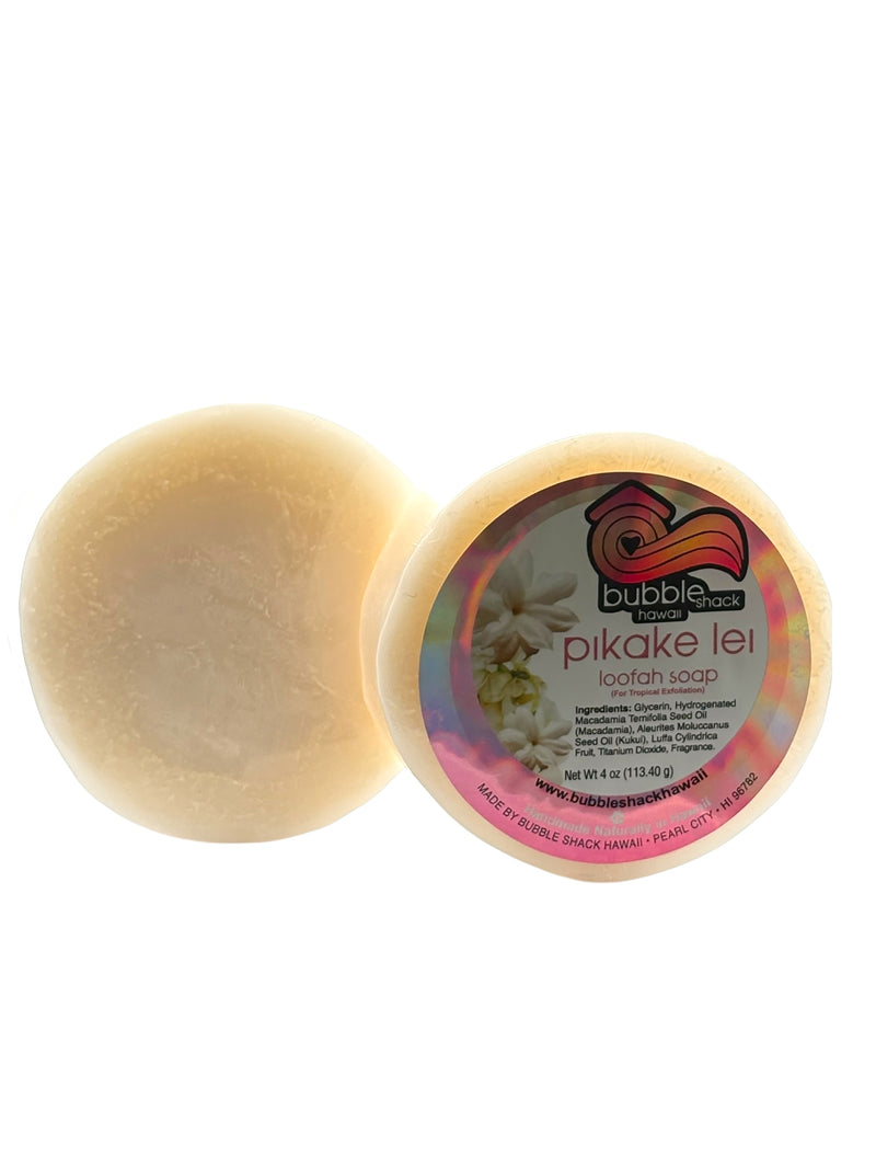 MADE IN HAWAII.Pikake Lei Loofah Soap