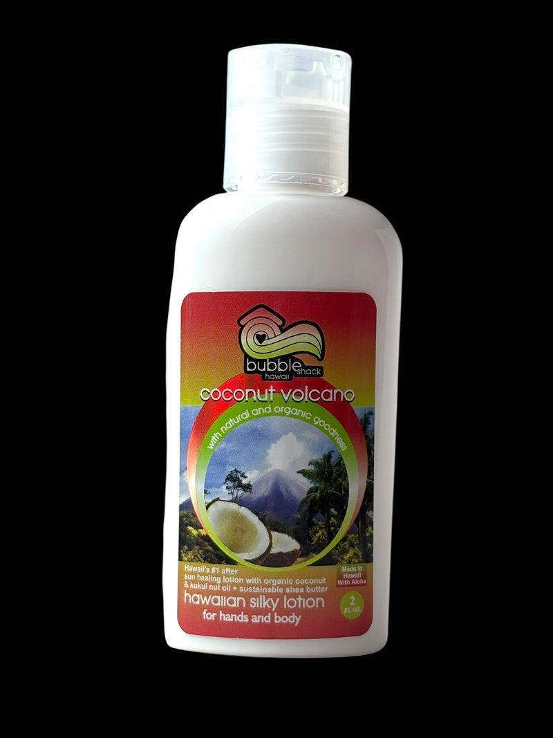MADE IN HAWAII, Coconut Volcano Kukui + Shea Hawaiian Silky Lotion 2oz.