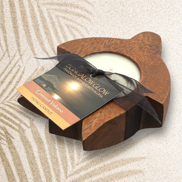 MADE IN HAWAII. Coconut Volcano Honu Candle