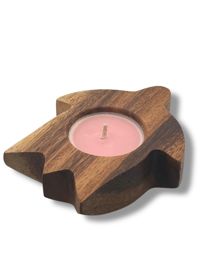 MADE IN HAWAII.Pikake Lei Hawaiian Honu Candle
