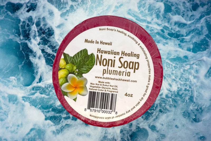 MADE IN HAWAII. Plumeria Noni Soap