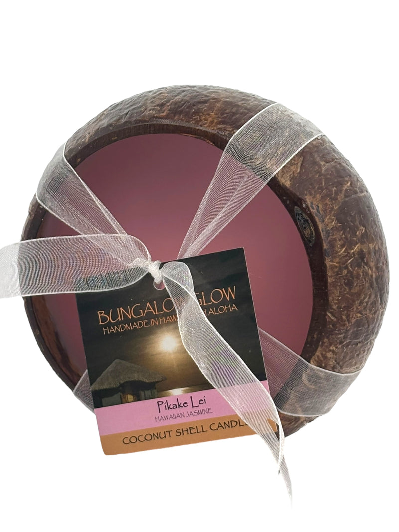 Pikake Lei Coconut Shell Soy Candle