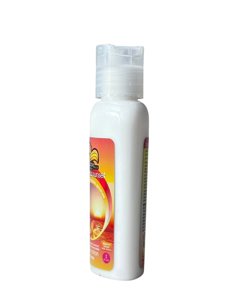 MADE IN HAWAII, Plumeria Sunset Kukui + Shea Hawaiian Silky Lotion 2oz.