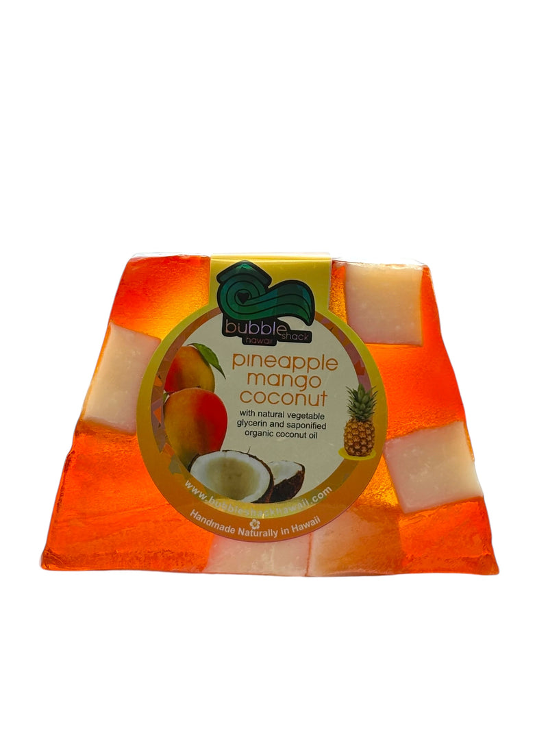 MADE IN HAWAII. Pineapple Mango Coconut Chunk Soap
