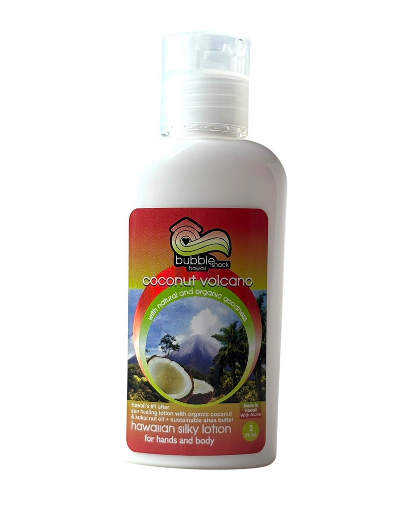 MADE IN HAWAII, Coconut Volcano Kukui + Shea Hawaiian Silky Lotion 2oz.