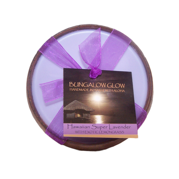 Hawaiian Super Lavender Soy Poi Bowl Candle
