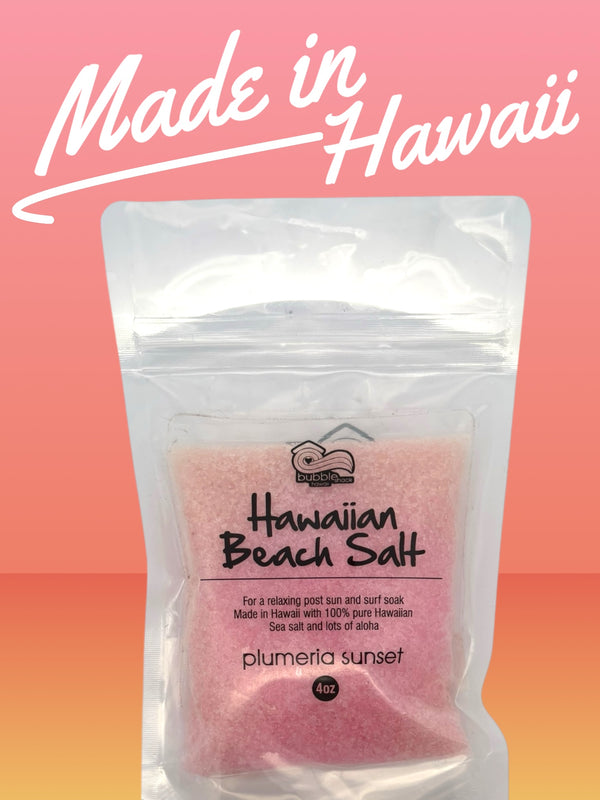 Plumeria Sunset Hawaiian Beach Salt