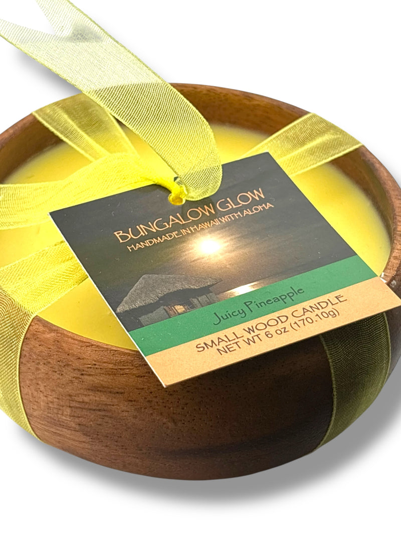 Juicy Pineapple Soy Poi Bowl Candle