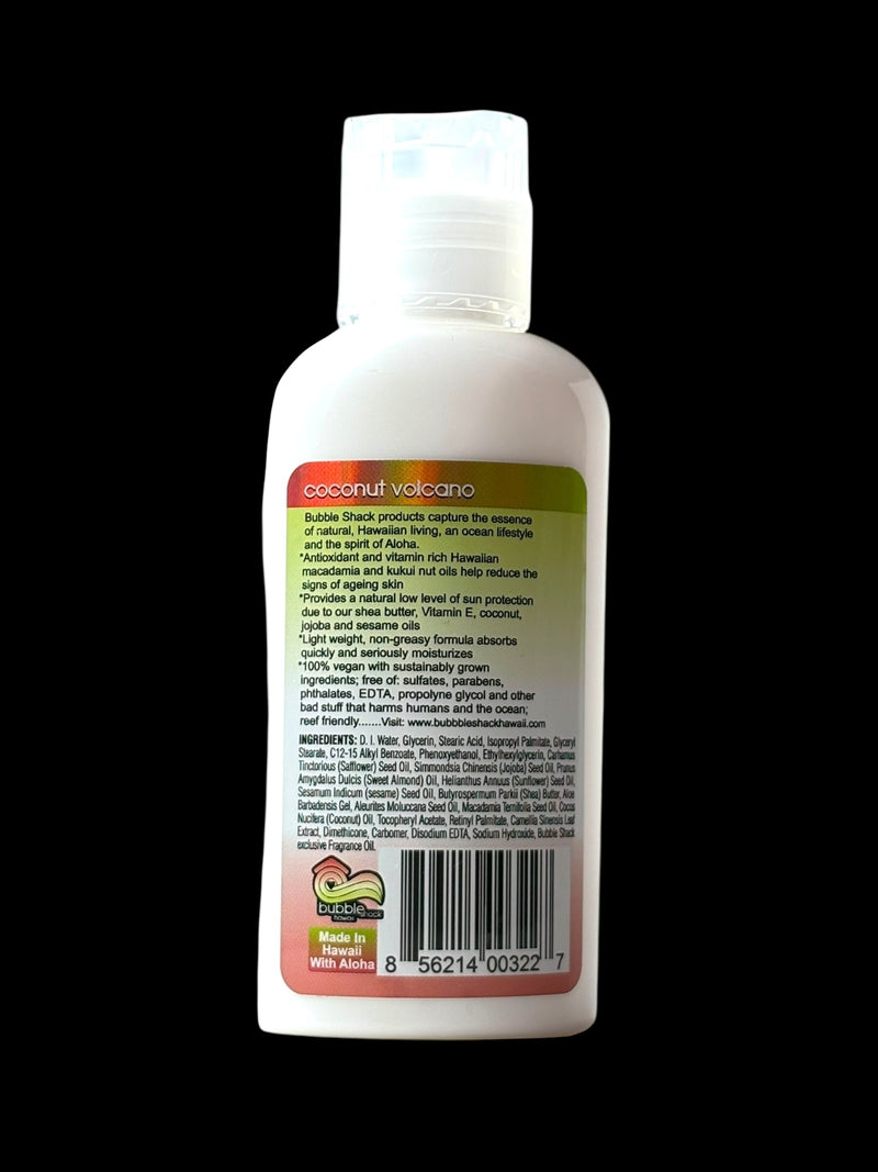 MADE IN HAWAII, Coconut Volcano Kukui + Shea Hawaiian Silky Lotion 2oz.