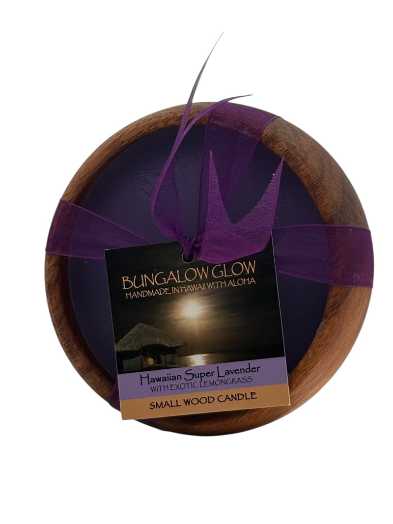 Hawaiian Super Lavender Soy Poi Bowl Candle