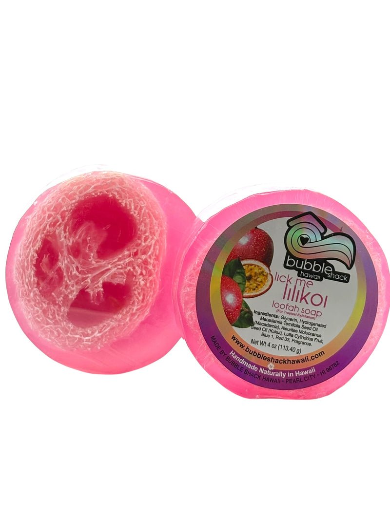 MADE IN HAWAII. Lick Me Lilikoi Loofah Soap