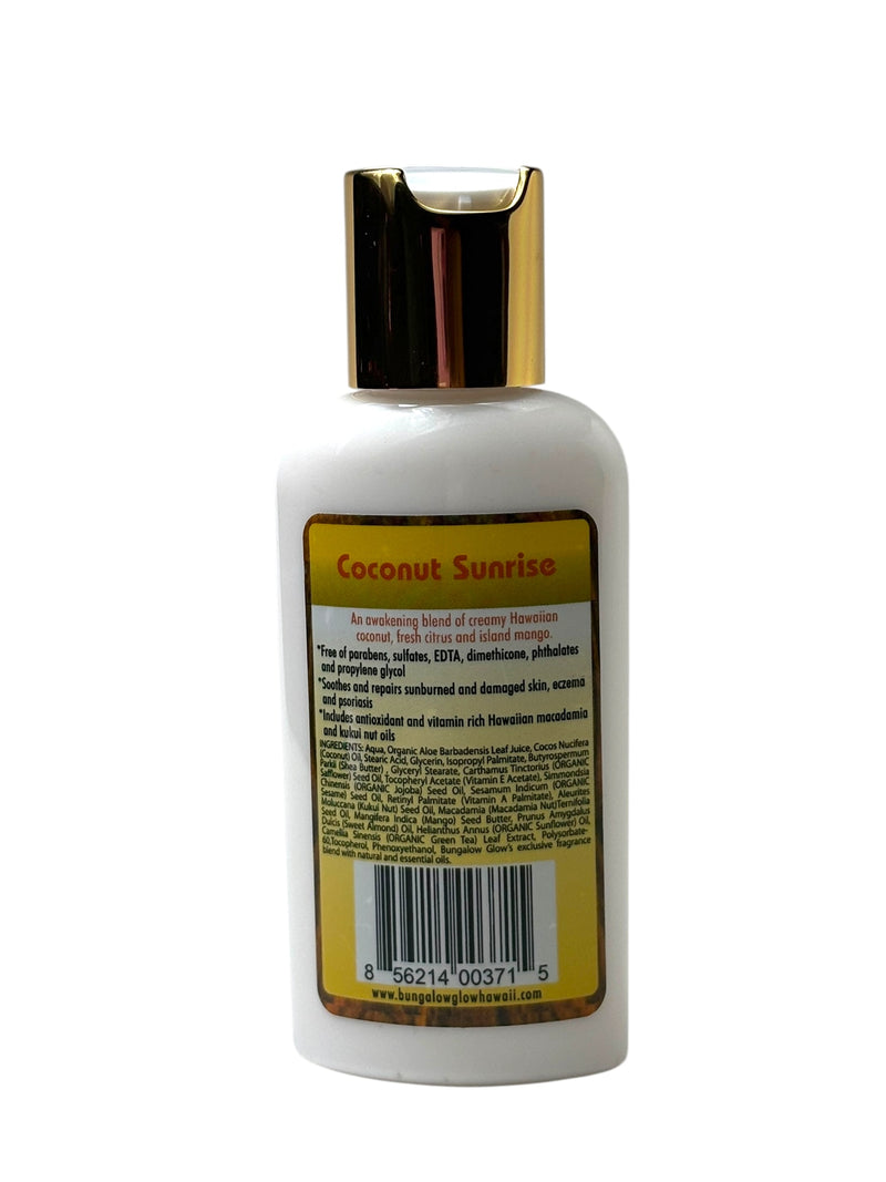 MADE IN HAWAII, Coconut Sunrise Coconut Butter Body Lotion 2oz.