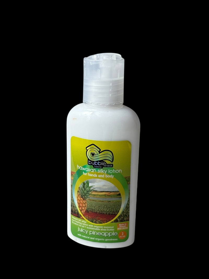 MADE IN HAWAII, Juicy Pineapple Kukui + Shea Hawaiian Silky Lotion 2oz.