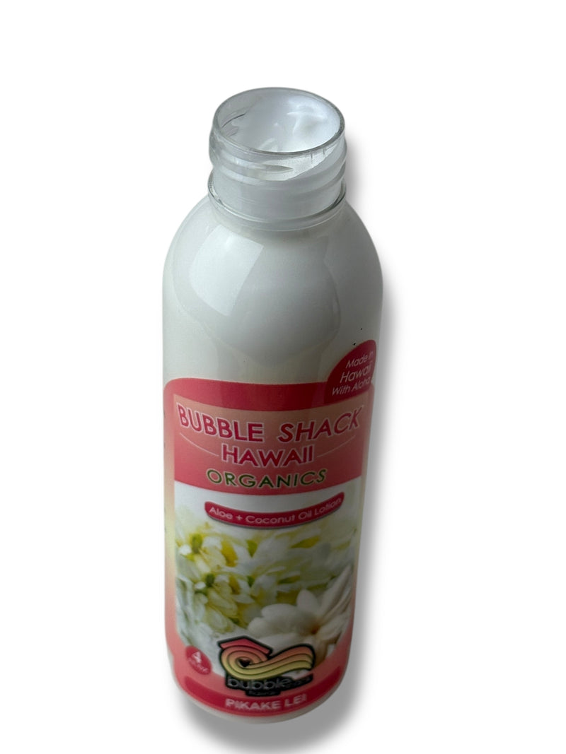 MADE IN HAWAII. Pikake Lei Kukui + Shea Hawaiian Silky Lotion 4oz