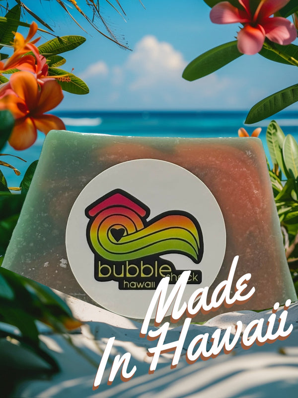 MADE IN HAWAII.Grass Skirt Holiday Handmade Soap