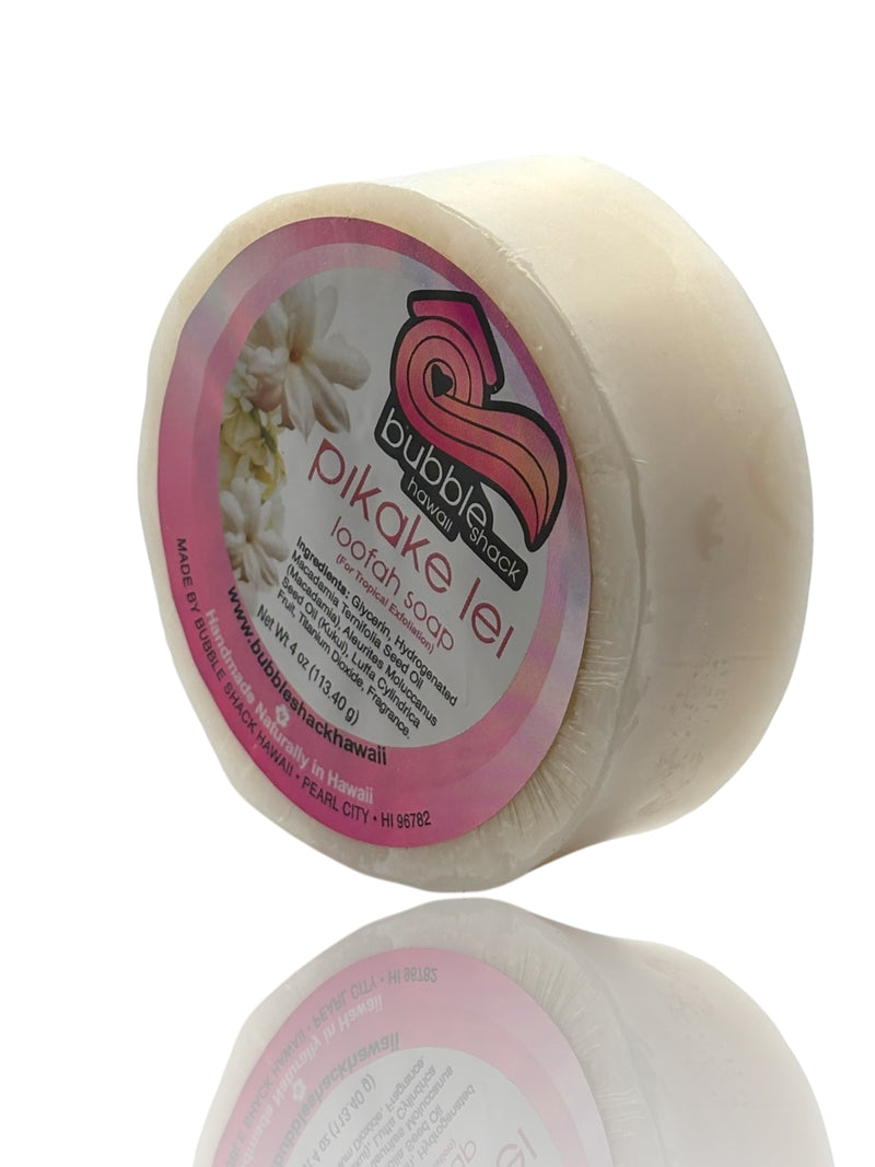 MADE IN HAWAII.Pikake Lei Loofah Soap