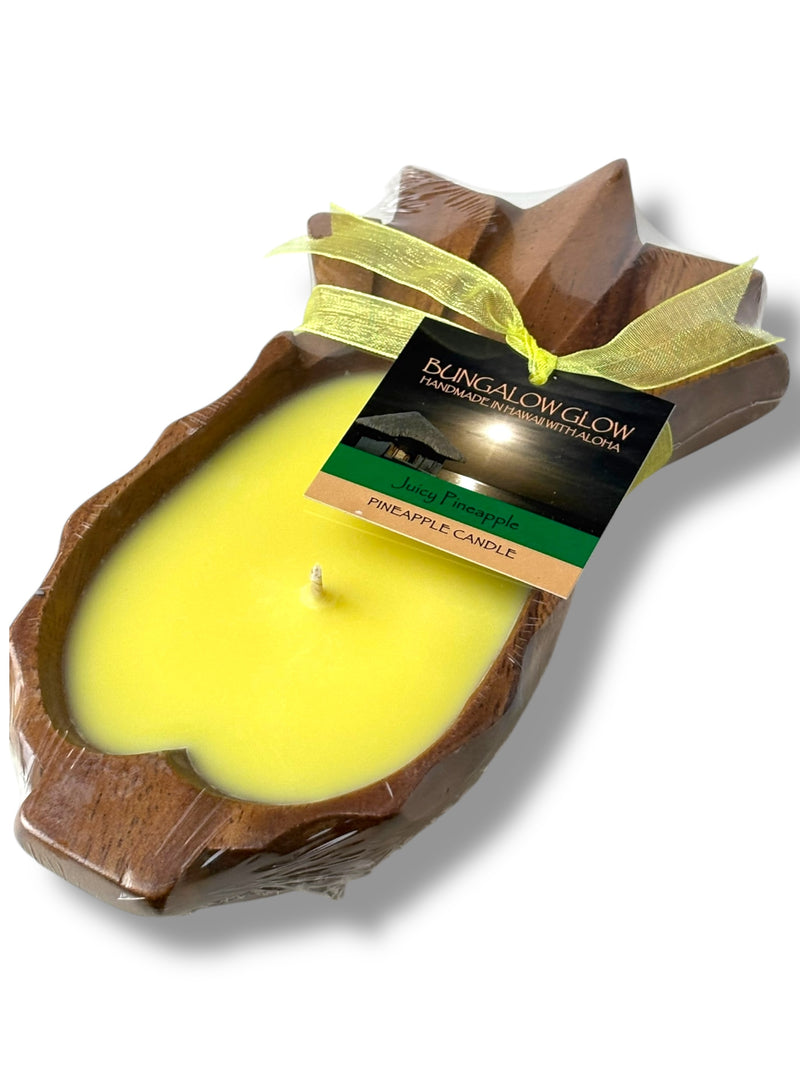 MADE IN HAWAII. Juicy Pineapple Pineapple Shaped Candles