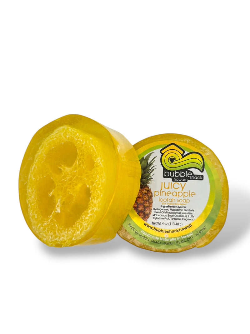 MADE IN HAWAII.Juicy Pineapple Loofah Soap