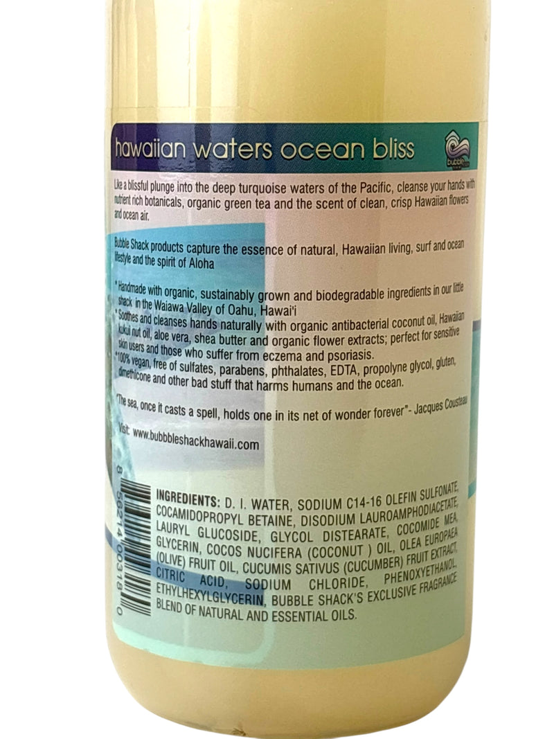 MADE IN HAWAII. Hawaiian Waters Hand Soap 12oz