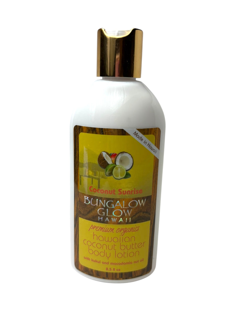 MADE IN HAWAII, Coconut Sunrise Coconut Butter Body Lotion 8.5oz.