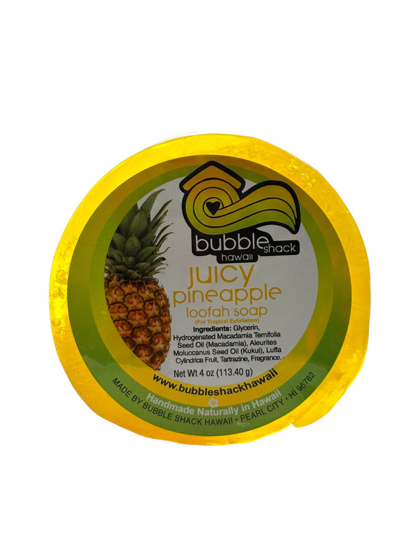 MADE IN HAWAII.Juicy Pineapple Loofah Soap