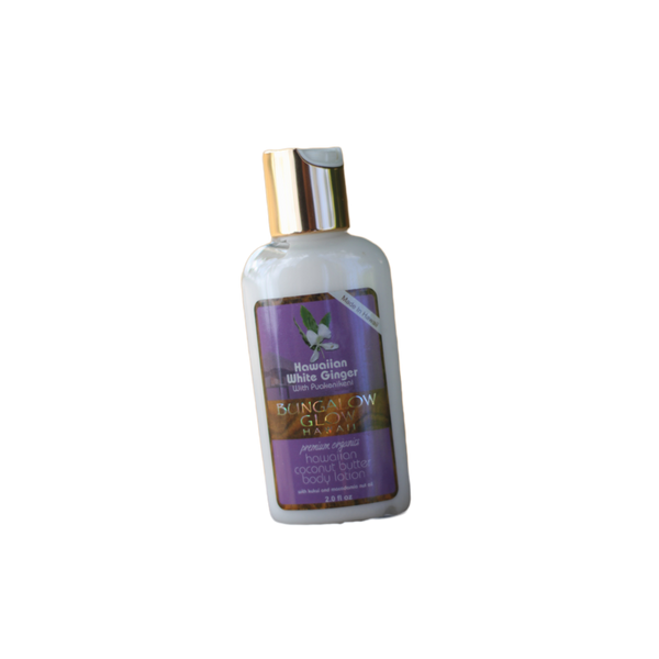 Hawaiian White Ginger with Puakenikeni Coconut Butter Body Lotion 2oz
