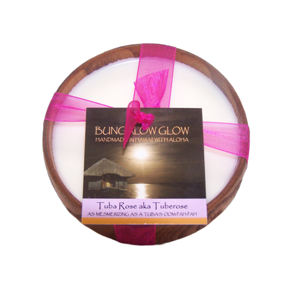 Tuba Rose aka: Tuberose Soy Poi Bowl Candle
