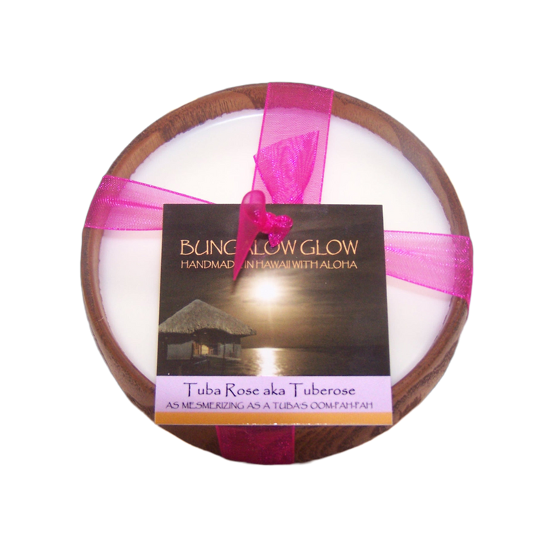 Tuba Rose aka: Tuberose Soy Poi Bowl Candle