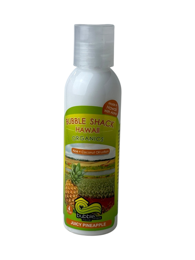 MADE IN HAWAII. Juicy Pineapple Kukui + Shea Hawaiian Silky Lotion 4oz