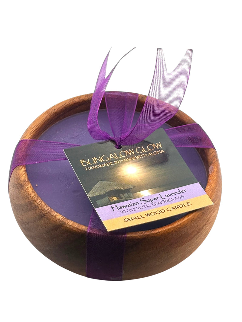 Hawaiian Super Lavender Soy Poi Bowl Candle