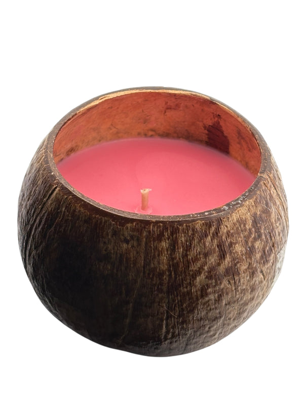Sweet Hawaiian Plumeria Coconut Shell Soy Candle