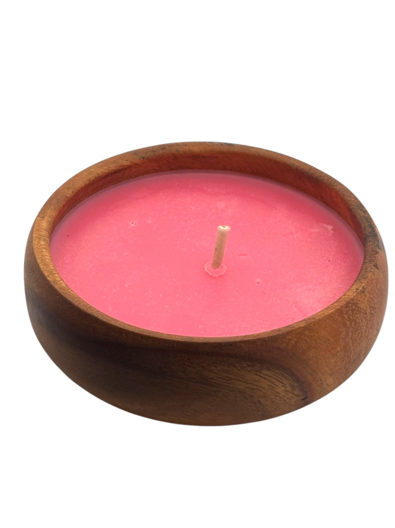 Sweet Hawaiian Plumeria Soy Poi Bowl Candle
