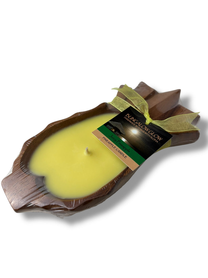 MADE IN HAWAII. Juicy Pineapple Pineapple Shaped Candles