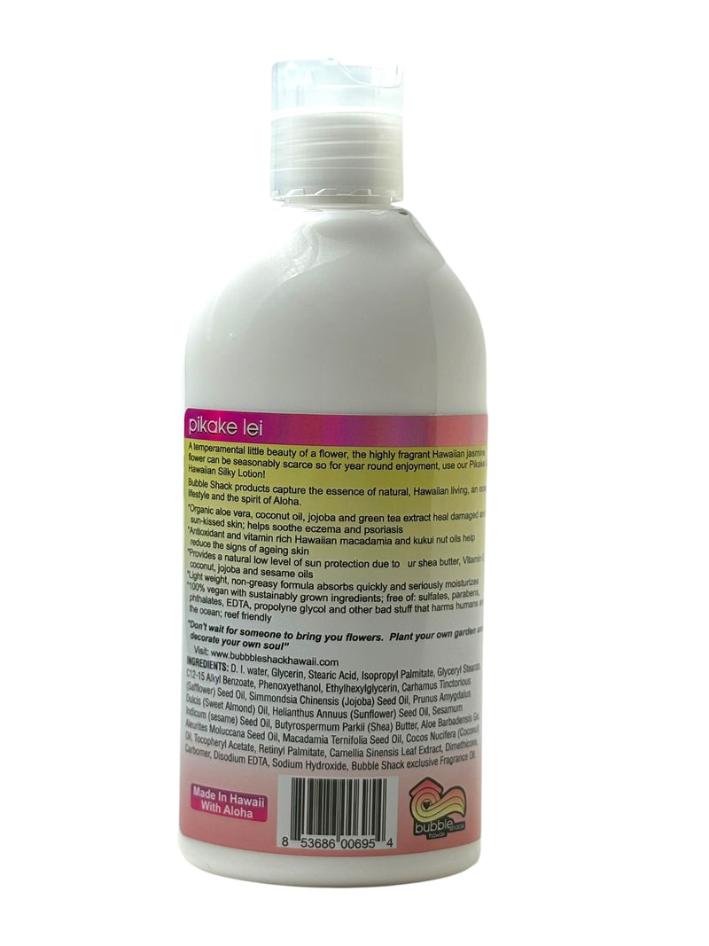 MADE IN HAWAII, Pikake Lei Kukui + Shea Hawaiian Silky Lotion 8.5oz.