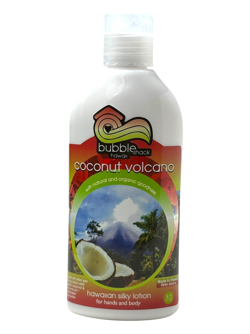 MADE IN HAWAII, Coconut Volcano Kukui + Shea Hawaiian Silky Lotion 8.5oz.